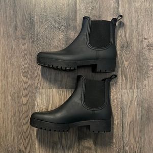 Jeffrey Campbell Black Rain Boots